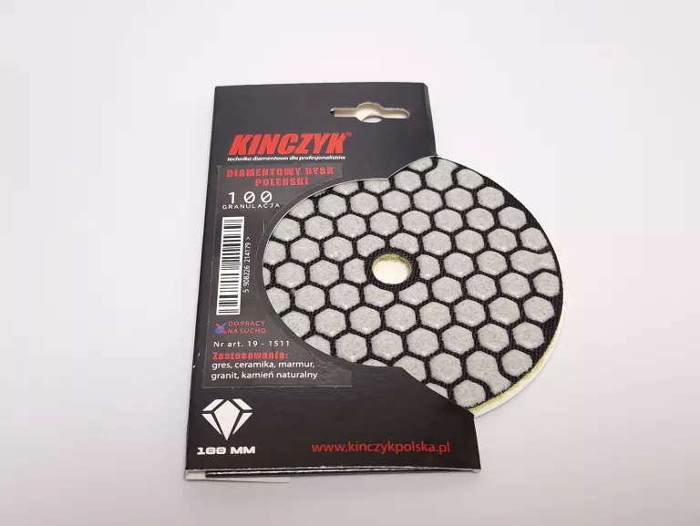 OTWORNICE KINCZYK KOD GRES-B 65MM+35MM + DYSK POLERSKI