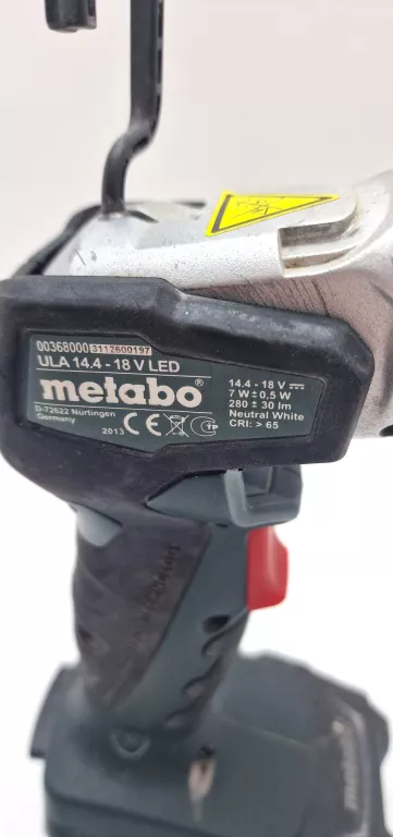 METABO ULA 14.4-18 LED LATARKA + BATERIA 5,2