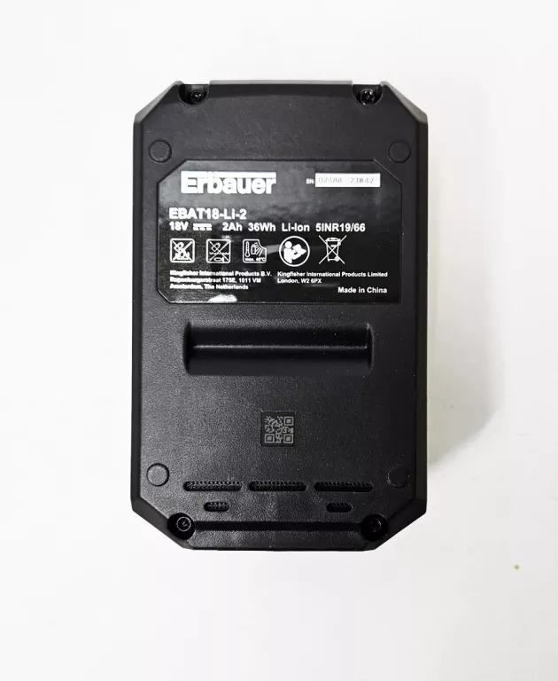 AKUMULATOR ERBAUER 18 V 2,0 AH EBAT18-LI-2 ZESTAW