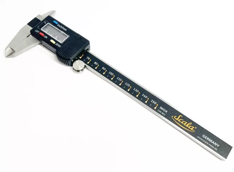 SUWMIARKA ELEKTRONICZNA SCALA 150MM INOX DIN 862