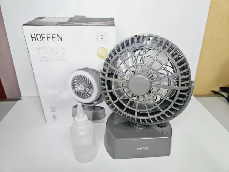WENTYLATOR STOŁOWY HOFFEN AD-1025 Z FUNKCJA MGIEŁKI