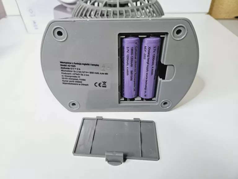 WENTYLATOR STOŁOWY HOFFEN AD-1025 Z FUNKCJA MGIEŁKI