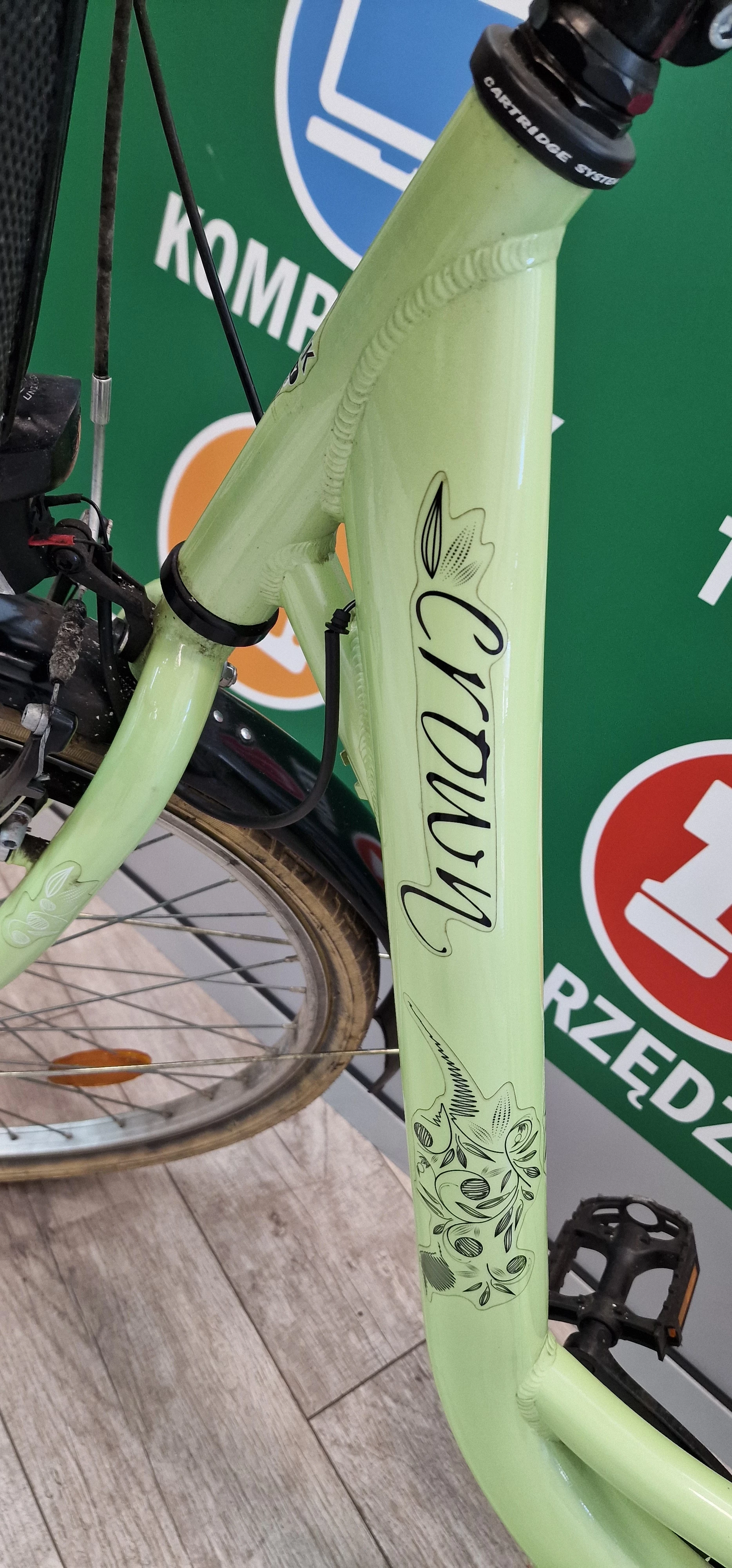 rower-damka-crown-zielona-marka-inna