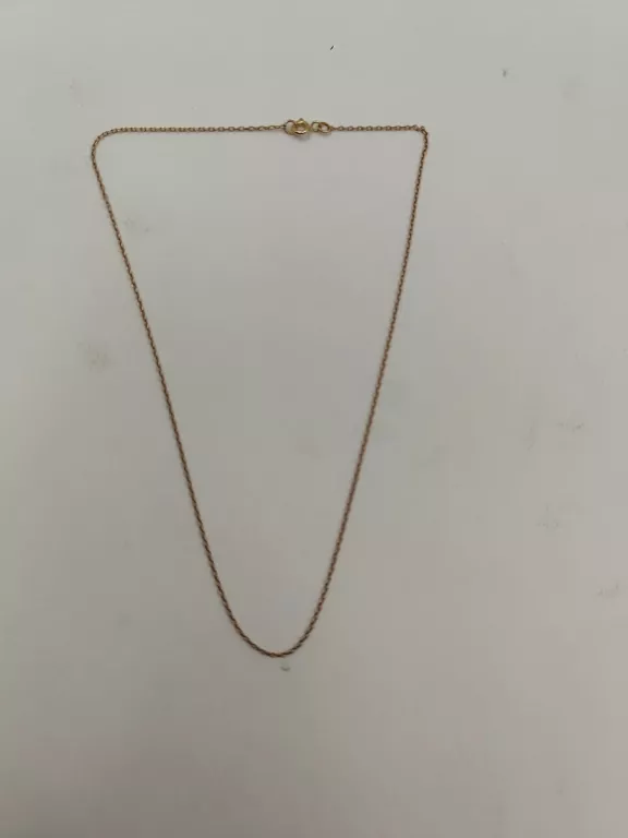 ZŁOTY ŁAŃCUSZEK P585 W 1,40G DŁ 35CM