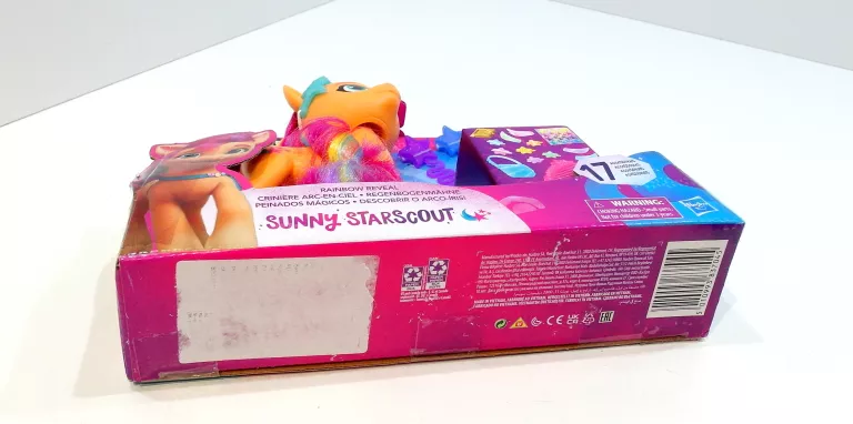 MY LITTLE PONY MODNA TĘCZOWA SUNNY DUŻY KUCYK 16CM Z AKCESORIAMI F1794
