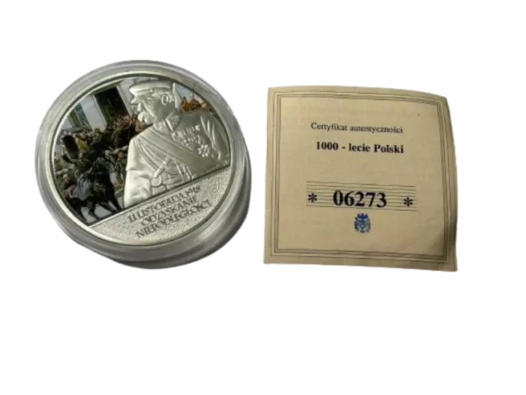 MEDAL 1000-LECIE POLSKI 11 LISTOPADA 1918 ODZYSKANIE NIEPODLEGŁOŚCI