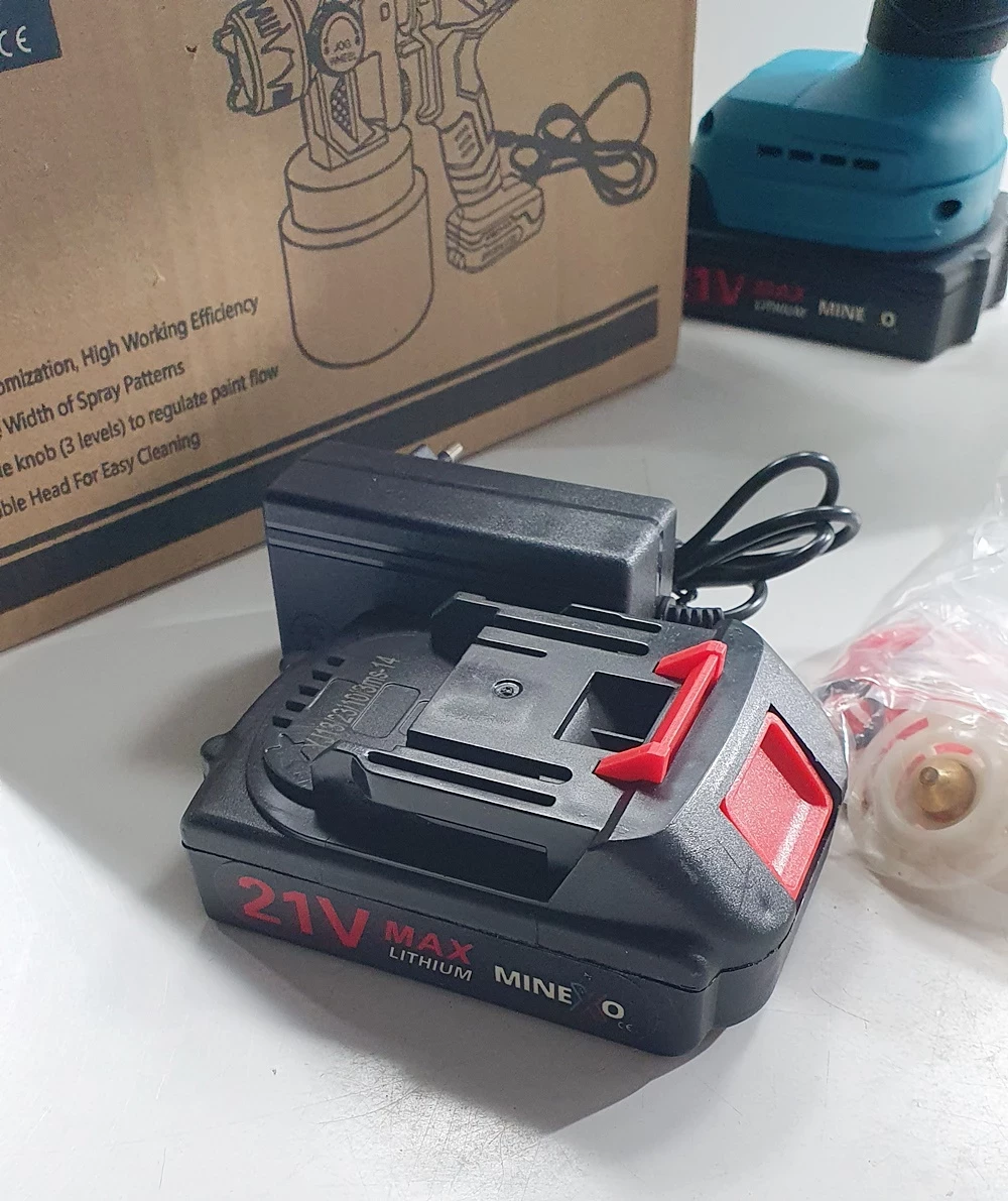 pistolet-malarski-agregat-do-malowania-scian-bezprzewodowy-zestaw-3-dysz-stan-uzywany