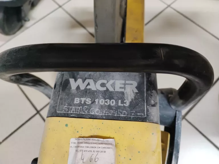 PIŁA DO BETONU WACKER BTS 1030 L3 NIE ODPALA