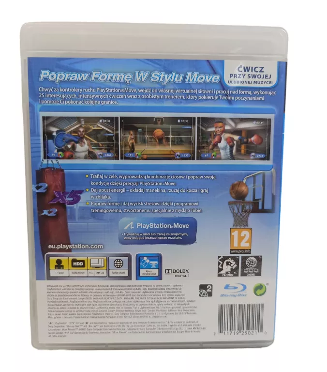 GRA PS3 MOVE FITNESS