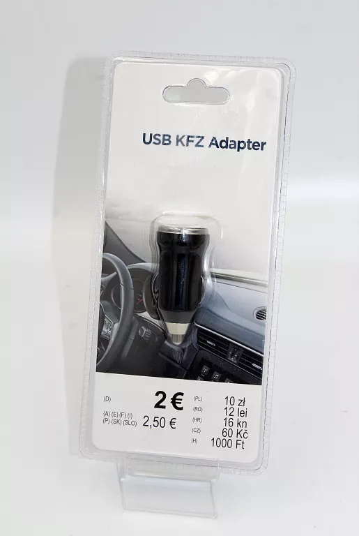 ŁADOWARKA SAMOCHODOWA HUB USB