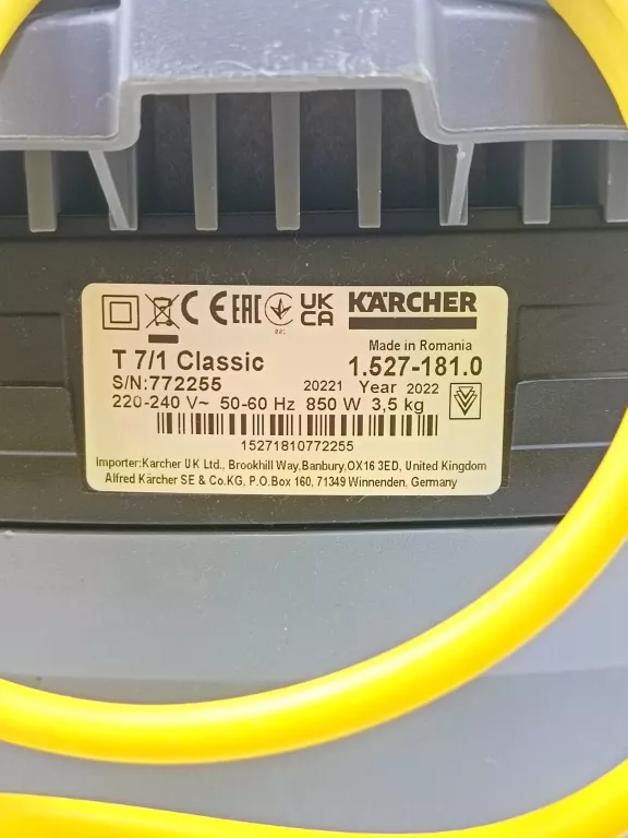 ODKURZACZ BIUROWY KARCHER T 7/1 STAN IDEALNY!