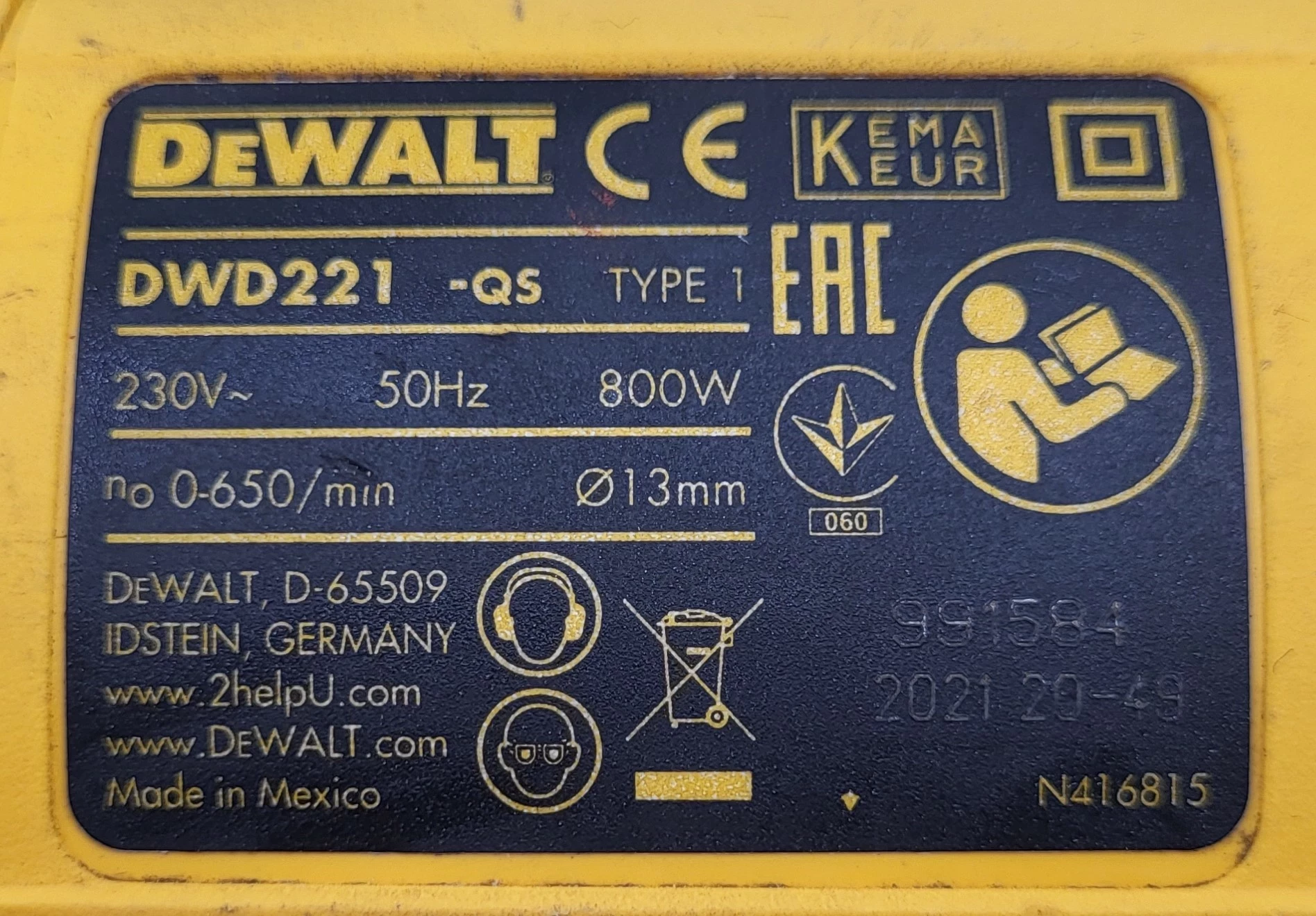dewalt-dwd221-wiertarka-niskoobrotowa-bez-udaru-z-elektronika-800w-stan-uzywany