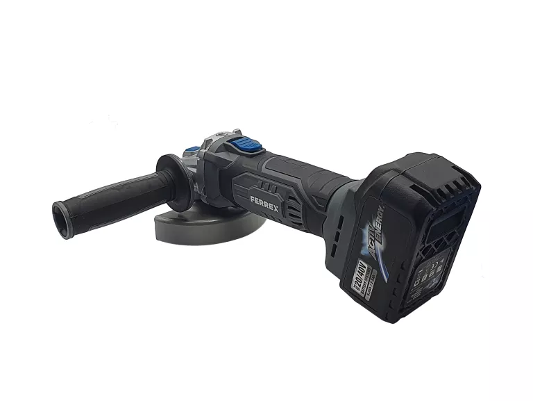 SZLIFIERKA KĄTOWA FERREX FAW40Q 40V 125MM + AKU 5,0AH + ŁADOWARKA JAK NOWA