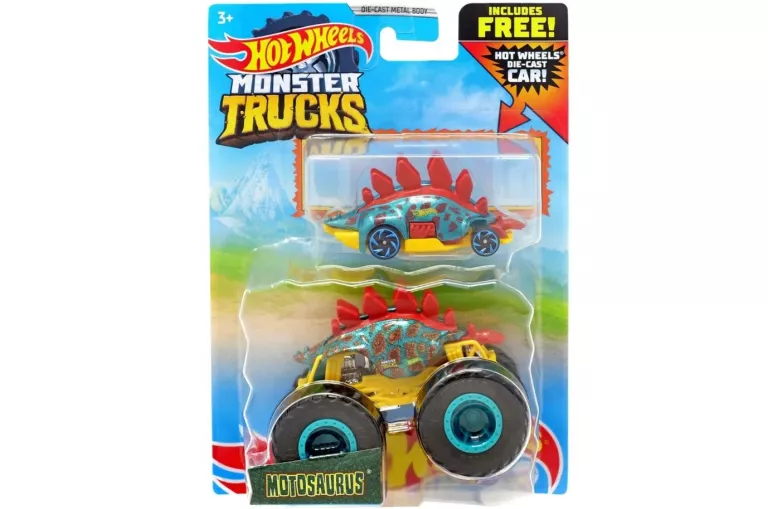 SAMOCHODZIK TRUCK HOT WHEELS MONSTER TRUCKS + AUTO RESORAK