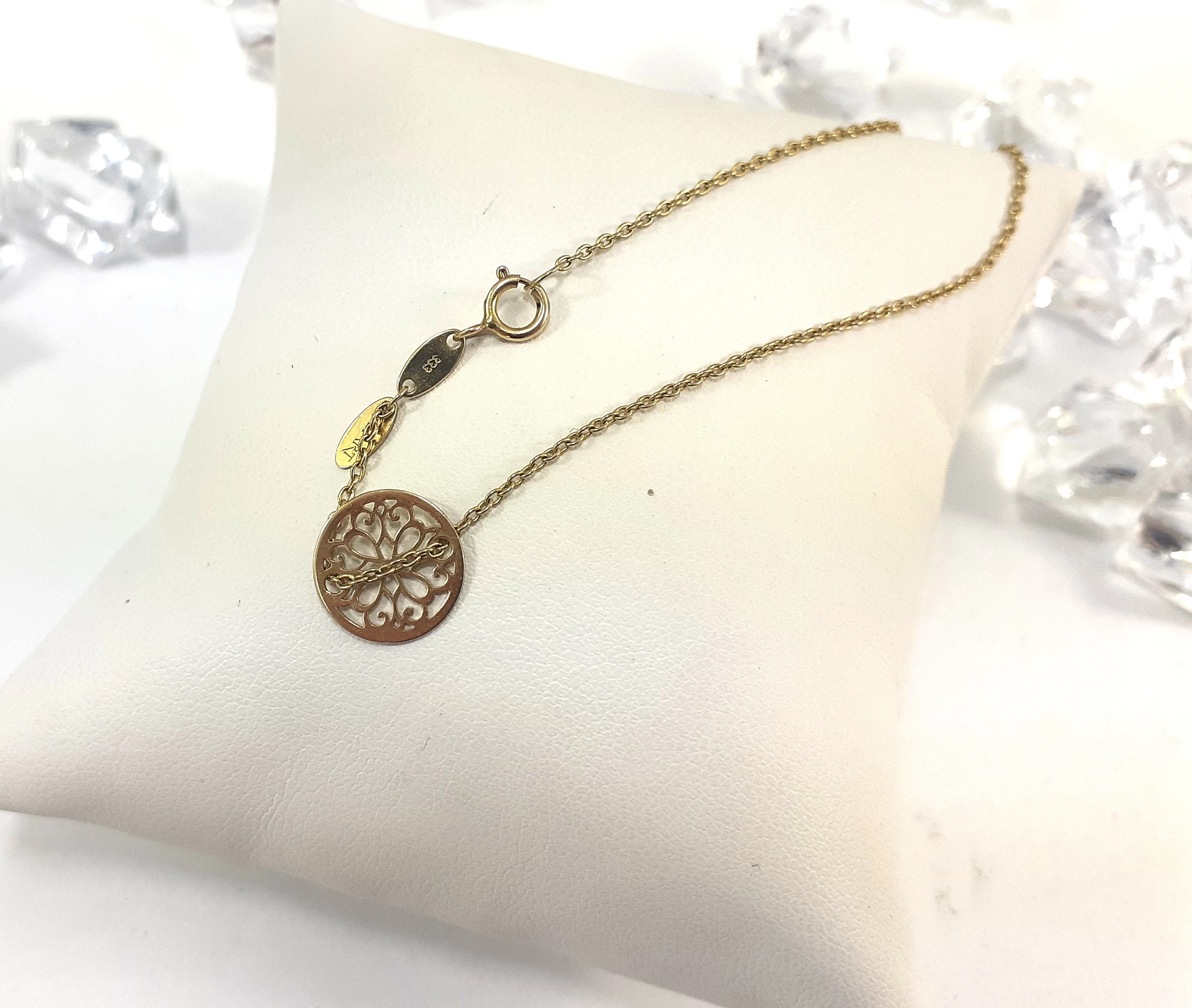 zlota-bransoletka-apart-333-085g-dl-18cm-kamien-bez-kamienia