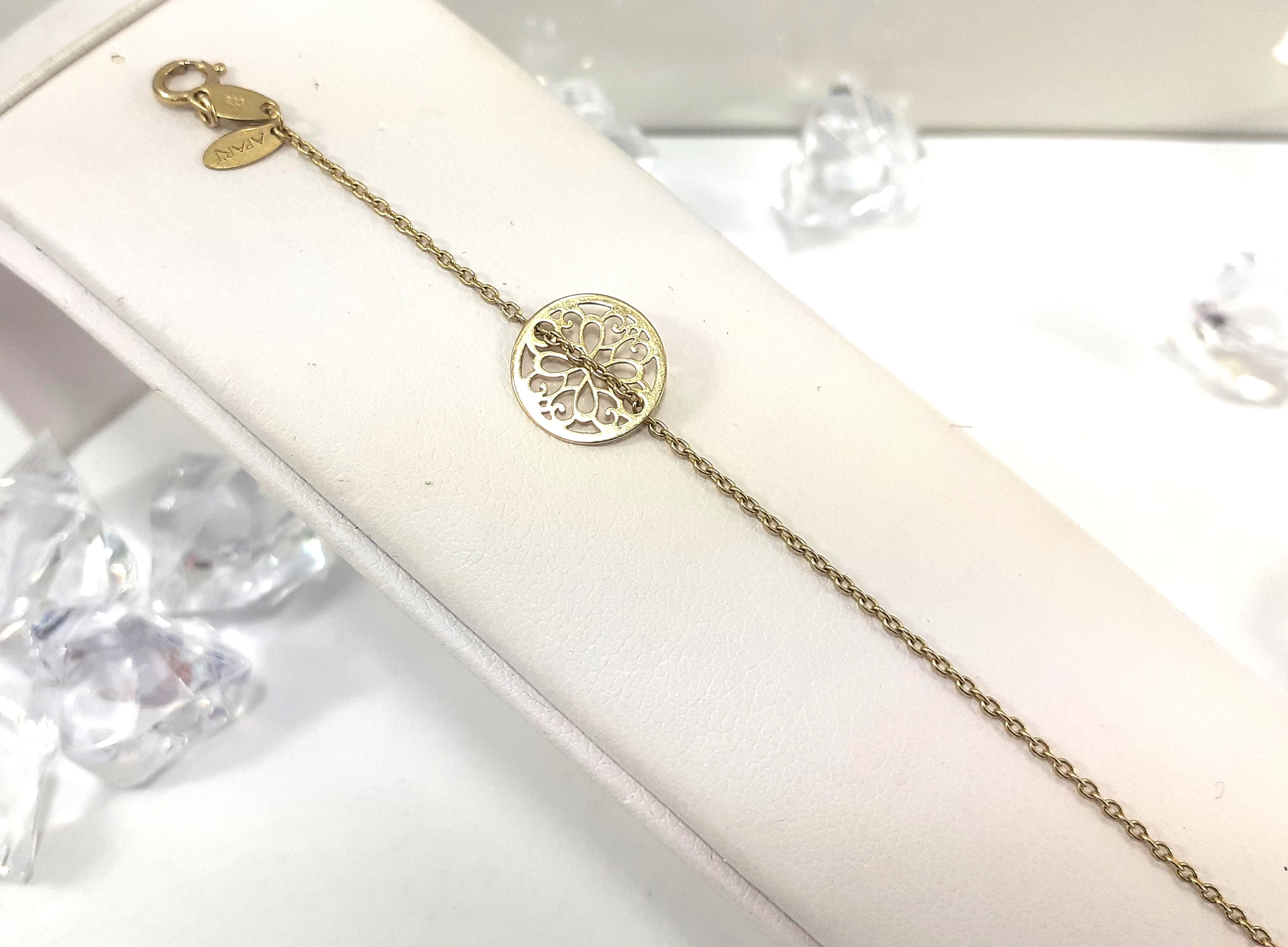 zlota-bransoletka-apart-333-085g-dl-18cm-dlugosc-calkowita-19