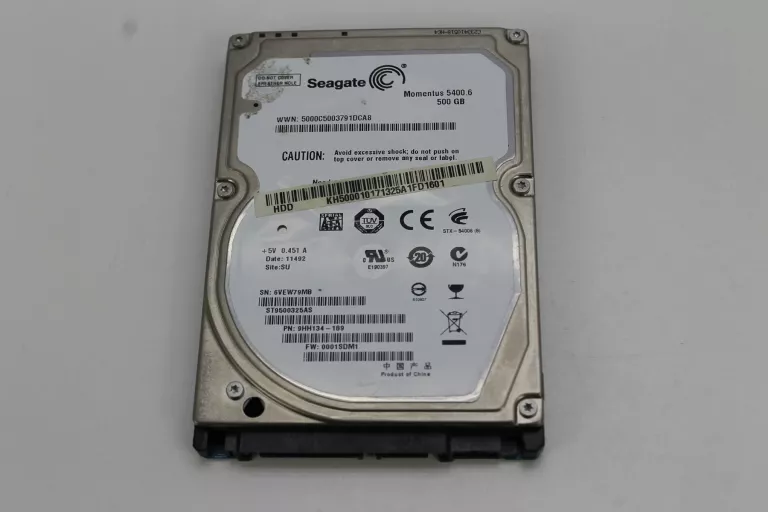 DYSK SEGATE SEAGATE MOMENTUS 5400.6 500 GB