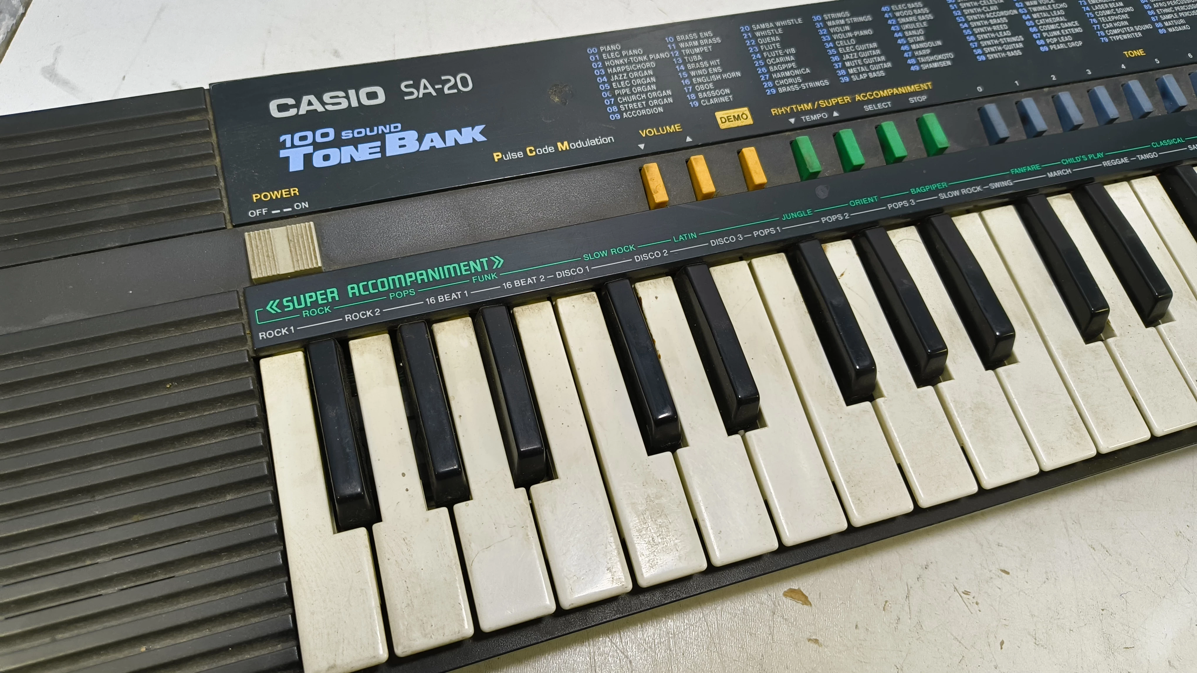 keyboard-casio-sa-20-stan-uzywany