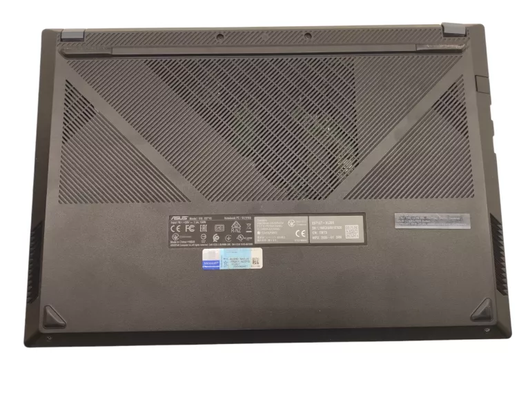 LAPTOP ASUS VIVOBOOK X571GT I7 9GEN GTX 1650 SSD 512/16GB