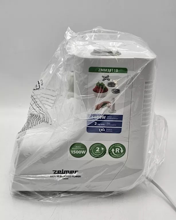 MASZYNKA DO MIELENIA MIĘSA ZELMER ZMM3511B BIAŁY 1500 W
