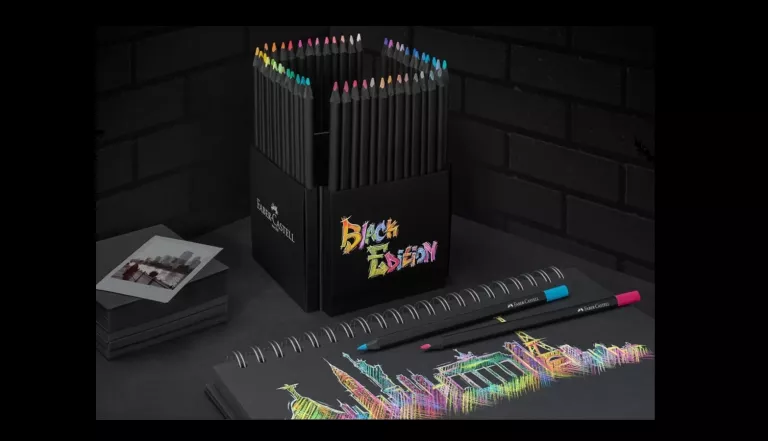 KREDKI TRÓJKĄTNE BLACK EDITION 50X FABER-CASTELL