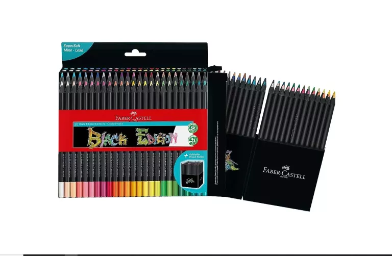 KREDKI TRÓJKĄTNE BLACK EDITION 50X FABER-CASTELL