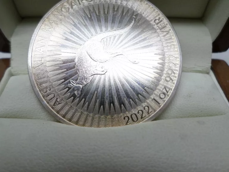 SREBRNA MONETA AUSTRALIJSKI KANGUR 1 UNCJA 2022
