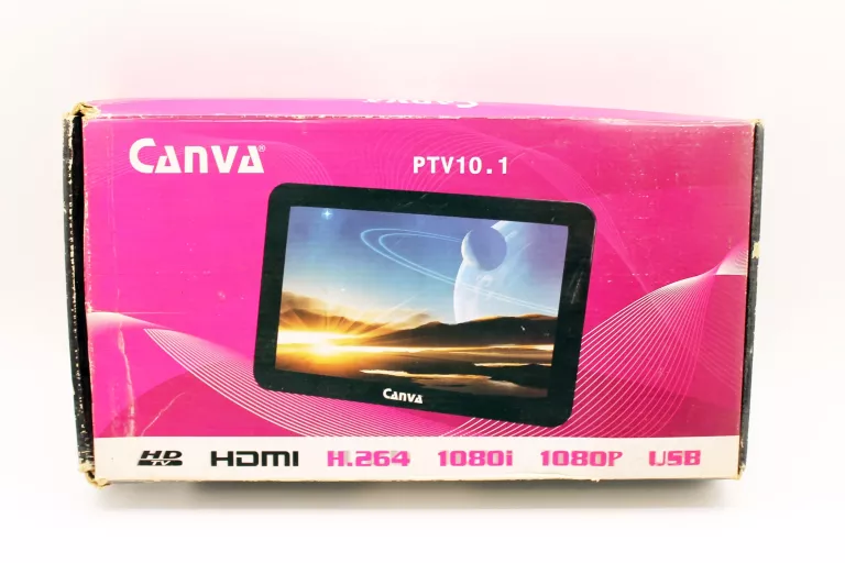 TELEWIZOREK SAMOCHODOWY CANVA PTV10.1