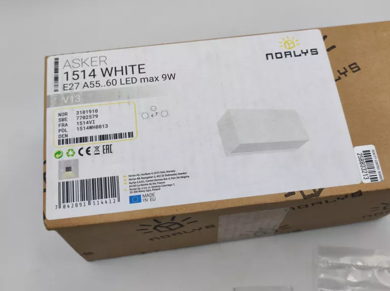 KINKET OGRODOWY NORLYS ASKER 1514 WHITE