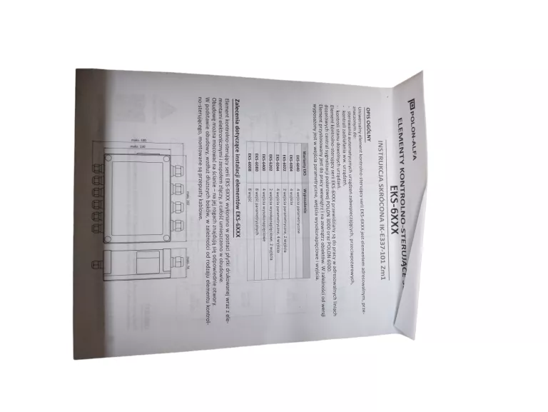 ELEMENT KONTROLNO-STERUJĄCY EKS-6004 POLON-ALFA