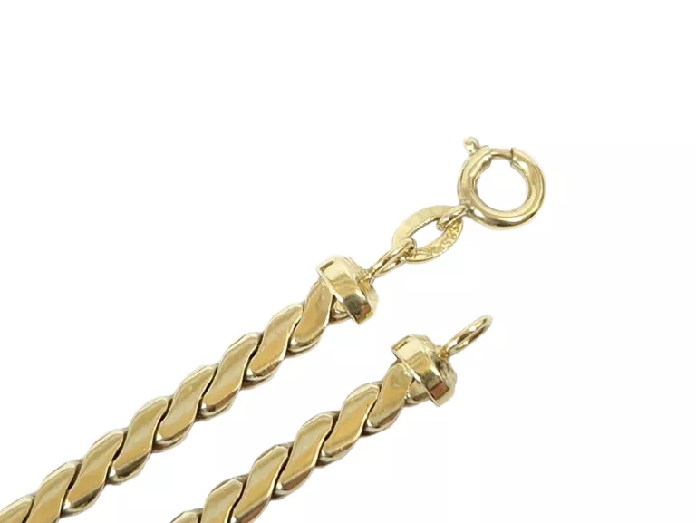 PIĘKNY ZŁOTY ŁAŃCUSZEK 22,28G/585/42CM