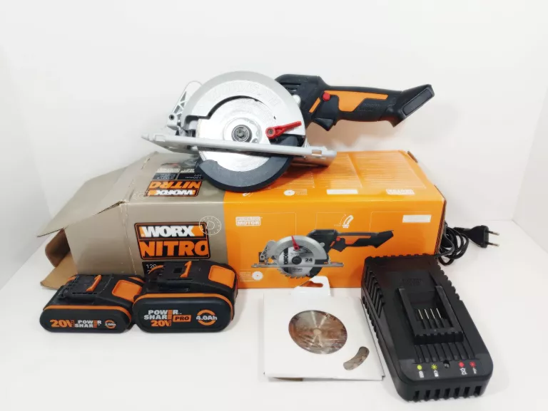 AKUMULATOROWA PIŁA TARCZOWA WORX WX 531.9/2AKU/ŁAD