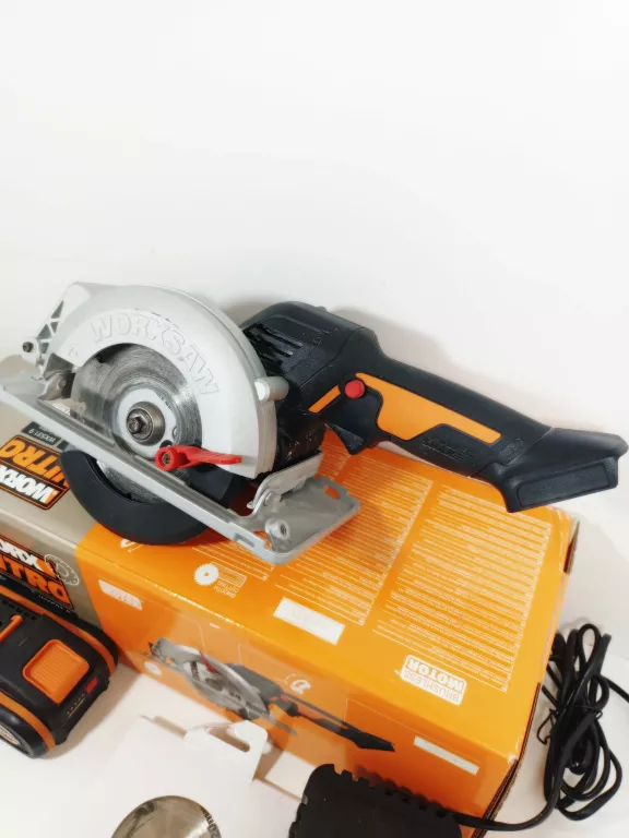 AKUMULATOROWA PIŁA TARCZOWA WORX WX 531.9/2AKU/ŁAD