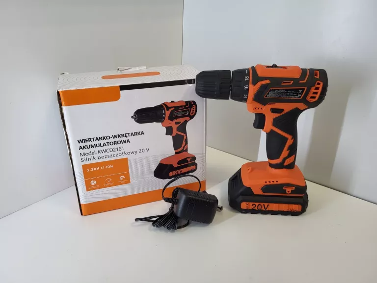 wiertarko-wkretarka-bezszczotkowa-20v-z-akumulatorem-i-ladowarka-stan-uzywany