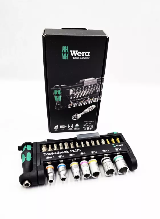 ZESTAW BITÓW I NASADEK WERA TOOL-CHECK PLUS 05 056490 001 / 39 ELEMENTÓW