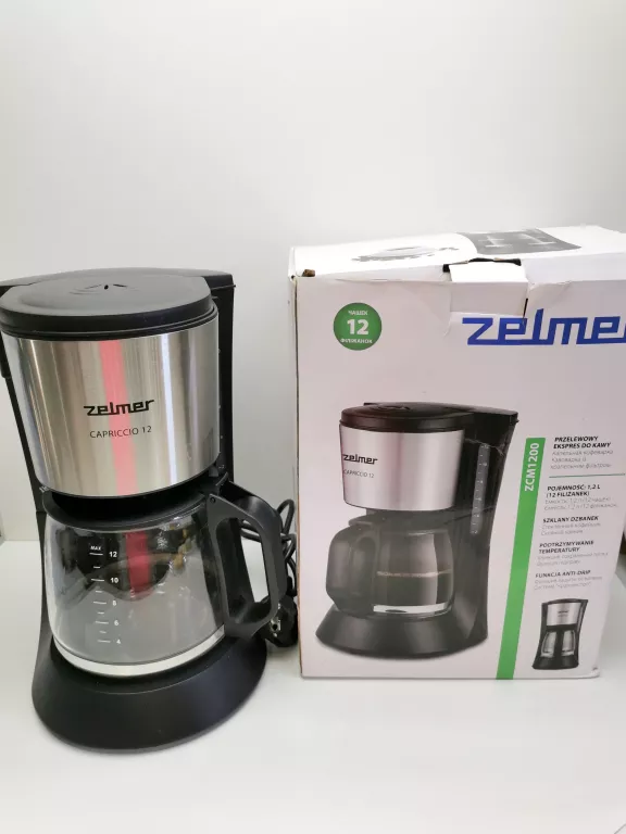 EKSPRES PRZELEWOWY ZELMER ZCM 1200 1,2 L CZARNY