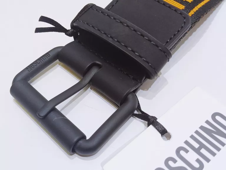 pasek-moschino-couture-czarno-pomaranczowy-100cm-stan-11323-2