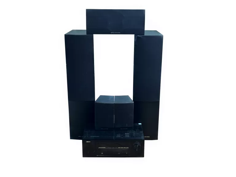 KINO DOMOWE DENON AVR 15-13 + GŁOŚNIKI WHARFEDALE CRYSTAL CR-30-4 - OPIS!!
