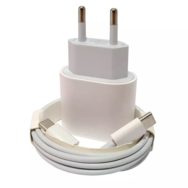 ŁADOWARKA 12W 5A PD-12 BIAŁA + KABEL USB TYP-C