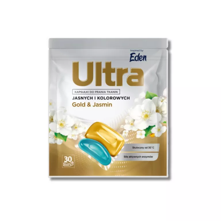 ULTRA KAPSUŁKI DO PRANIA GOLD & JASMIN 30 SZTUK