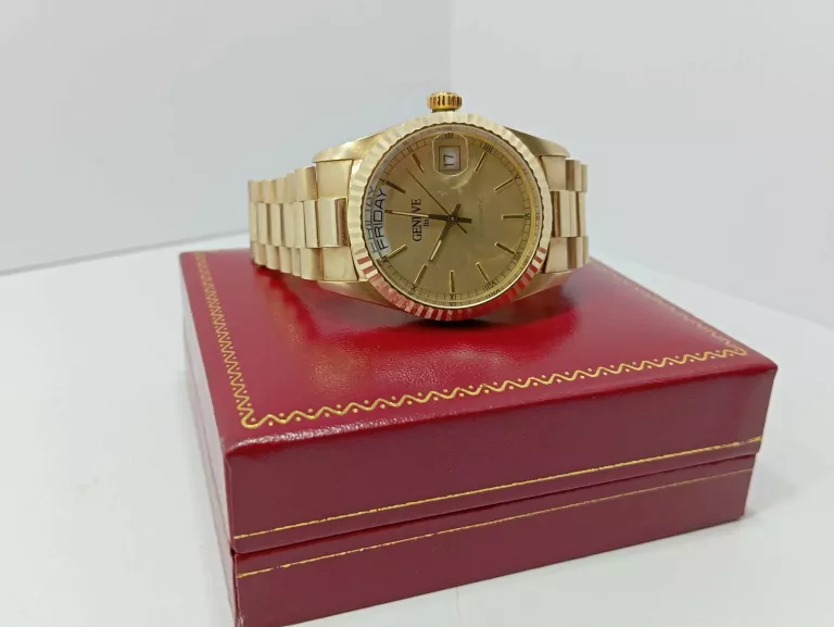 ZŁOTY ZEGAREK GENEVE 101,88G 585
