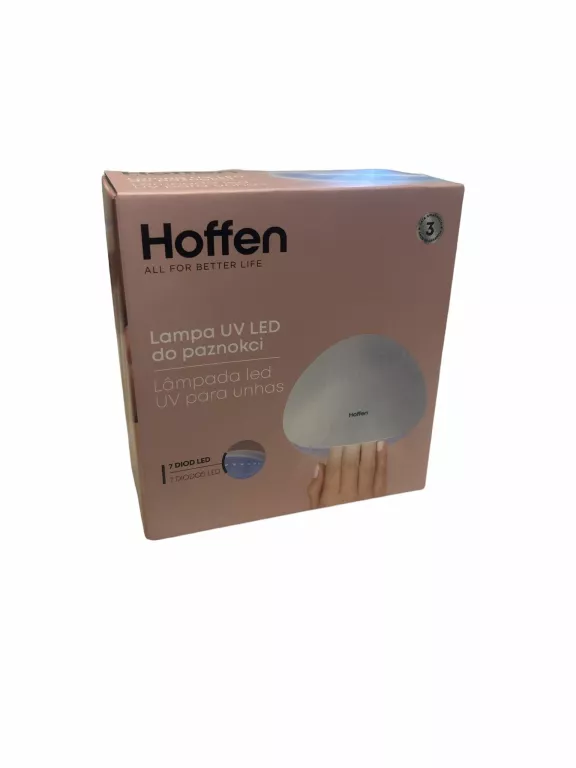 LAMPA LED+UV DO PAZNOKCI HOFFEN