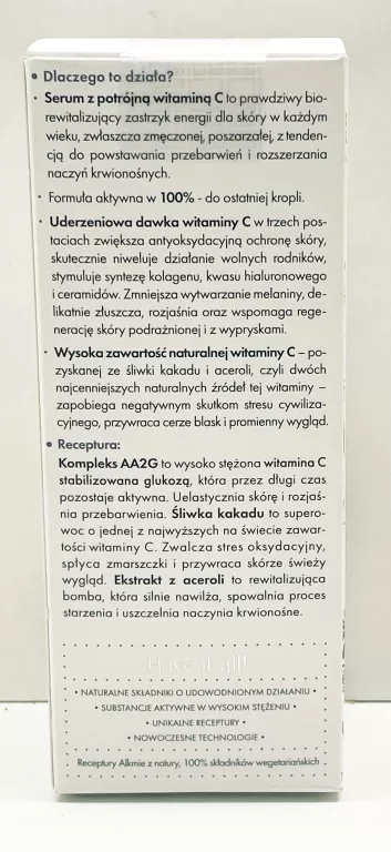 ALKEMIE WAKE-UP SHOT SERUM Z POTRÓJNĄ WITAMINĄ C 30ML