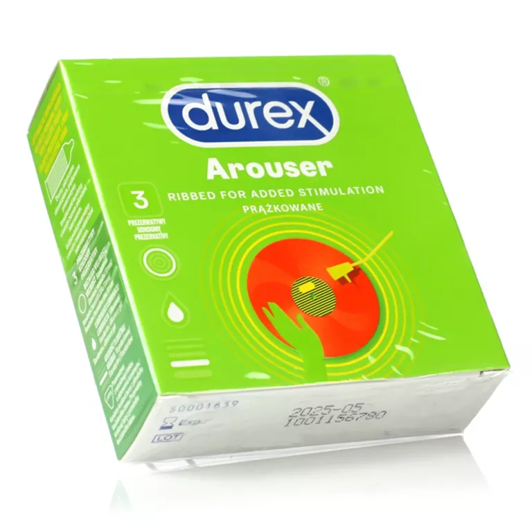 DUREX PREZERWATYWY AROUSER PRĄŻKOWANE 3 SZT