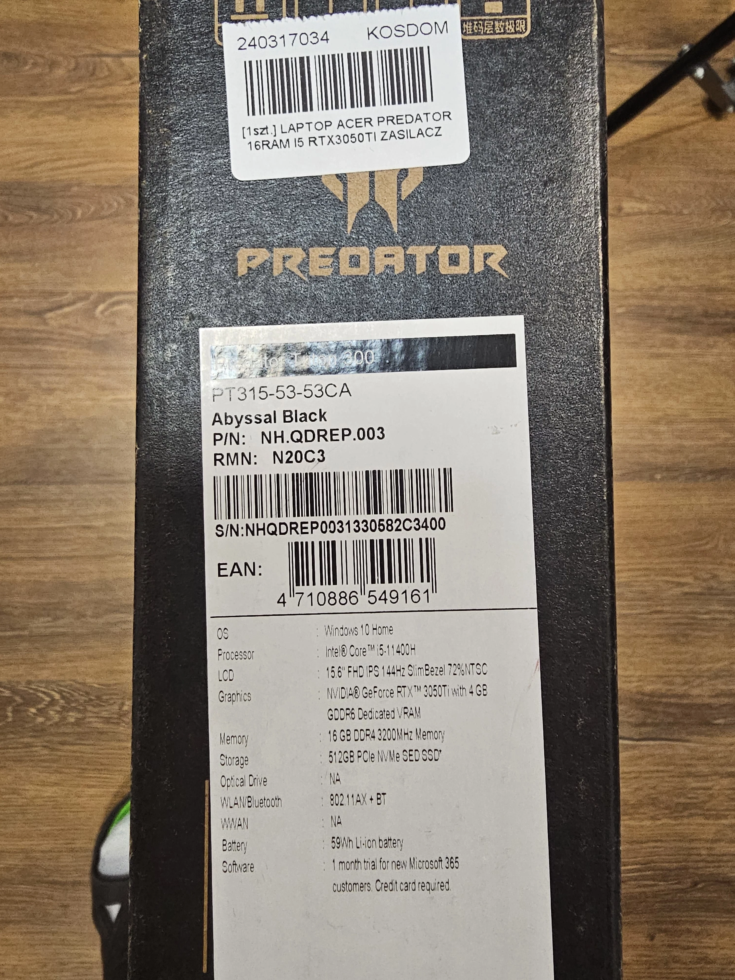 acer-predator-triton-300-pt315-53-53ca-16-gb-i5-rtx3050ti-ean-gtin-4710886829263