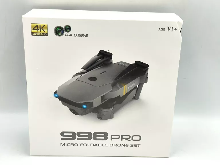 DRONE 998 PRO 4K 1080P Z KAMERĄ RC QUADCOPTER