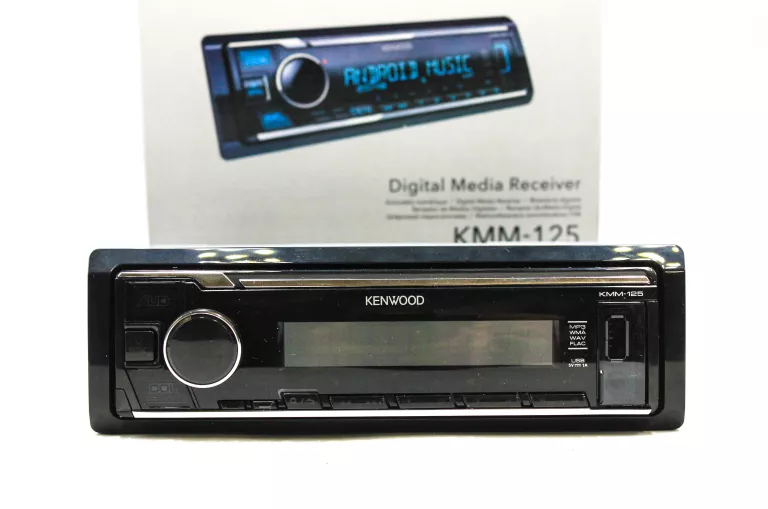 RADIOODTWARZACZ AKCESORYJNY KENWOOD KMM-125 1-DIN 4X50 W
