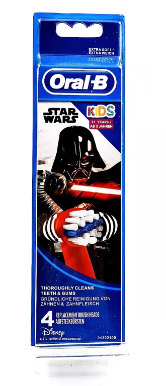 ORAL-B KIDS KOŃCÓWKI STAR WARS 4SZT