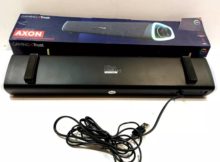 SOUNDBAR KOMPUTEROWY RGB GAMINGOWY GŁOŚNIK USB 12W