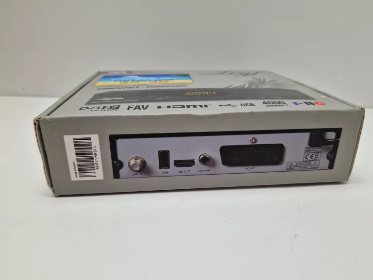 CYFROWY ODBIORNIK SATELITARNY TUNER DVB-T2 LEYF 2809+ PILOT CZARNY
